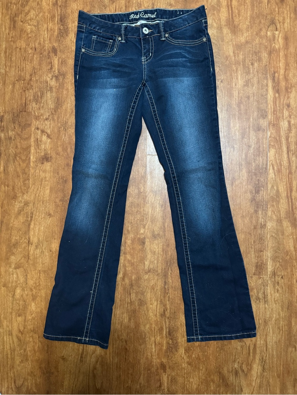 Red Camel Dark Blue Flare Jeans